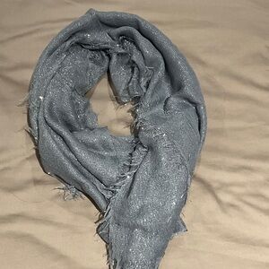 Sparkly Elegant Gray Women's Scarf